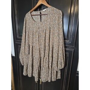 jodifl blouse 1X, Floral, Lined , Fairy Garden, Flowey,  Romantic, Summer,cottag